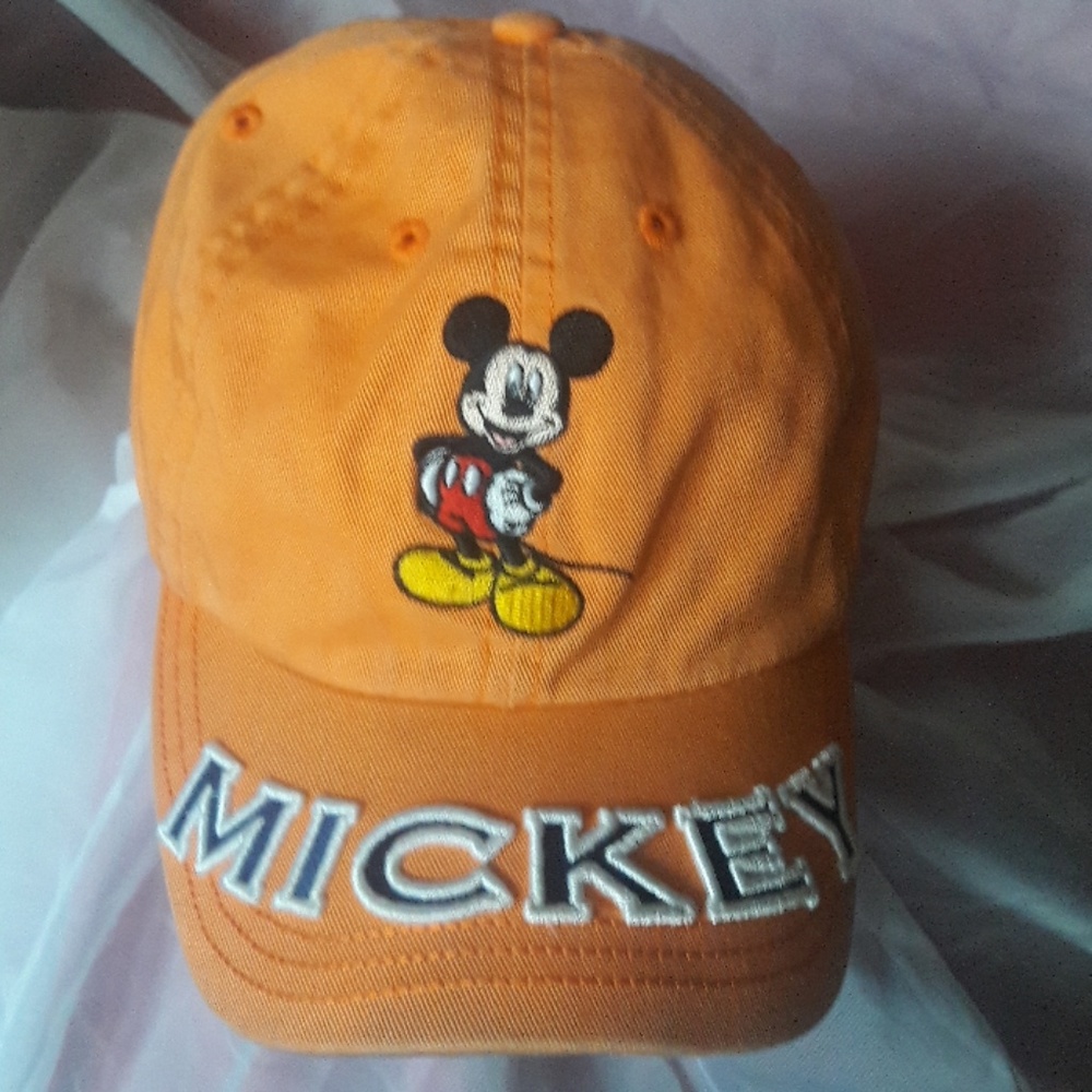 Child sz faded Mickey mouse cap adjustable